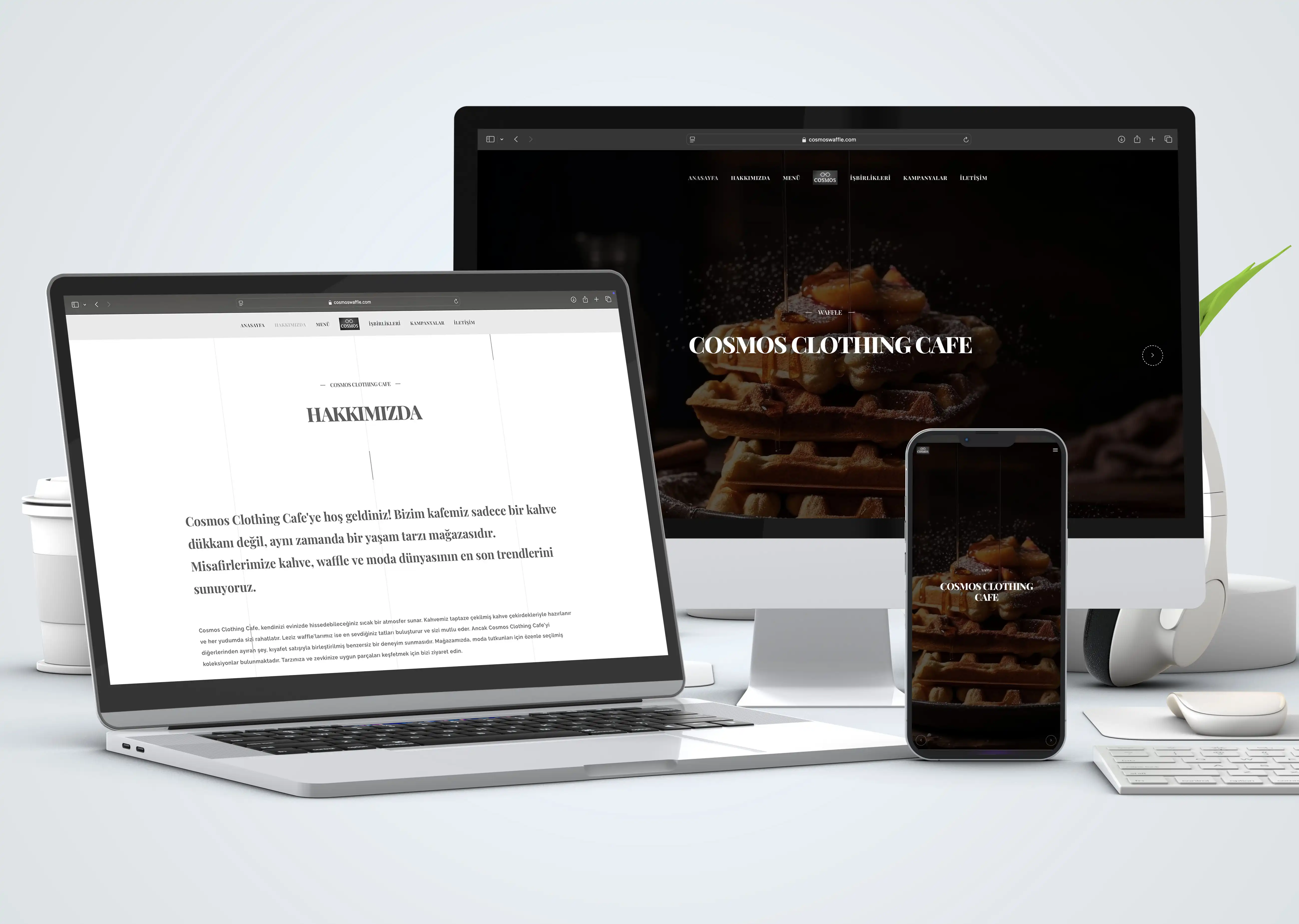 Cosmos Waffle Web Site